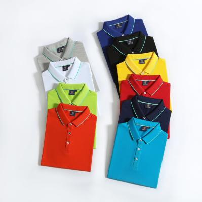                  Custom Logo Golf Polo Shirts Quick Dry Short Sleeve Knitted Sport Polo Shirt Sublimation             