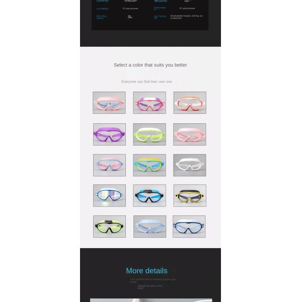 Professional Grade Children s Swimming Goggles for Training and Competitions