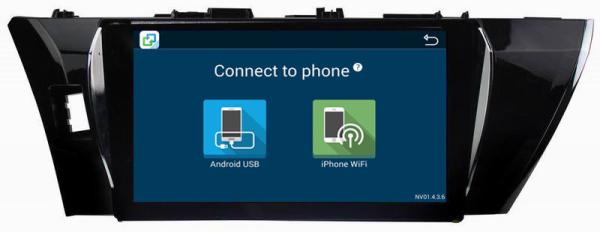 Ouchuangbo car dvd android 8.1 for Toyota Corolla 2014-2015 with SWC 1080P Video gps navigation wifi 32GB Flash