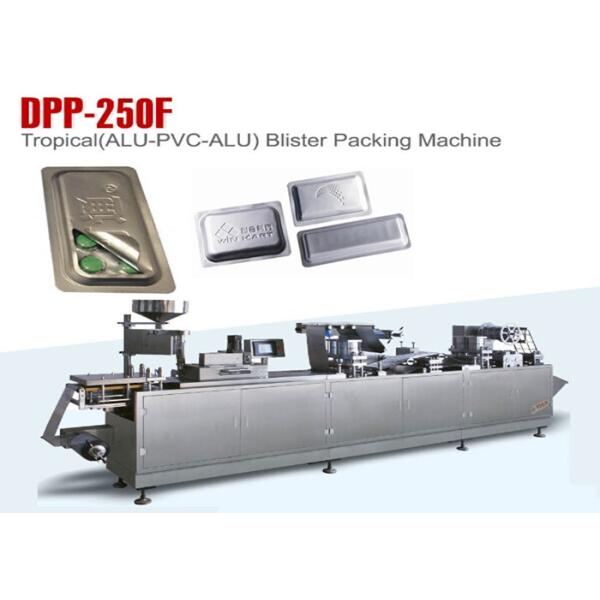 Three Phase Alu Plastic Tropical Blister Packing Machine for Food and Medicine