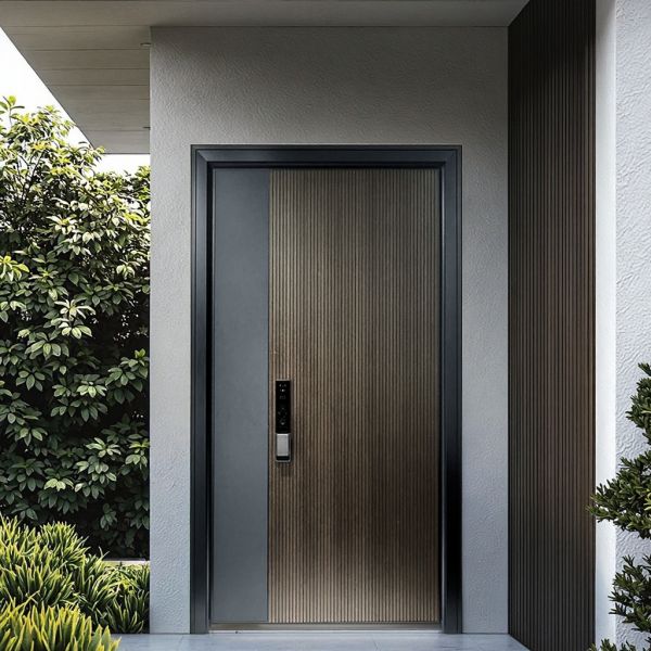 Cold Rolled Modern Metal Automatic Security Door For Home Office Apartment