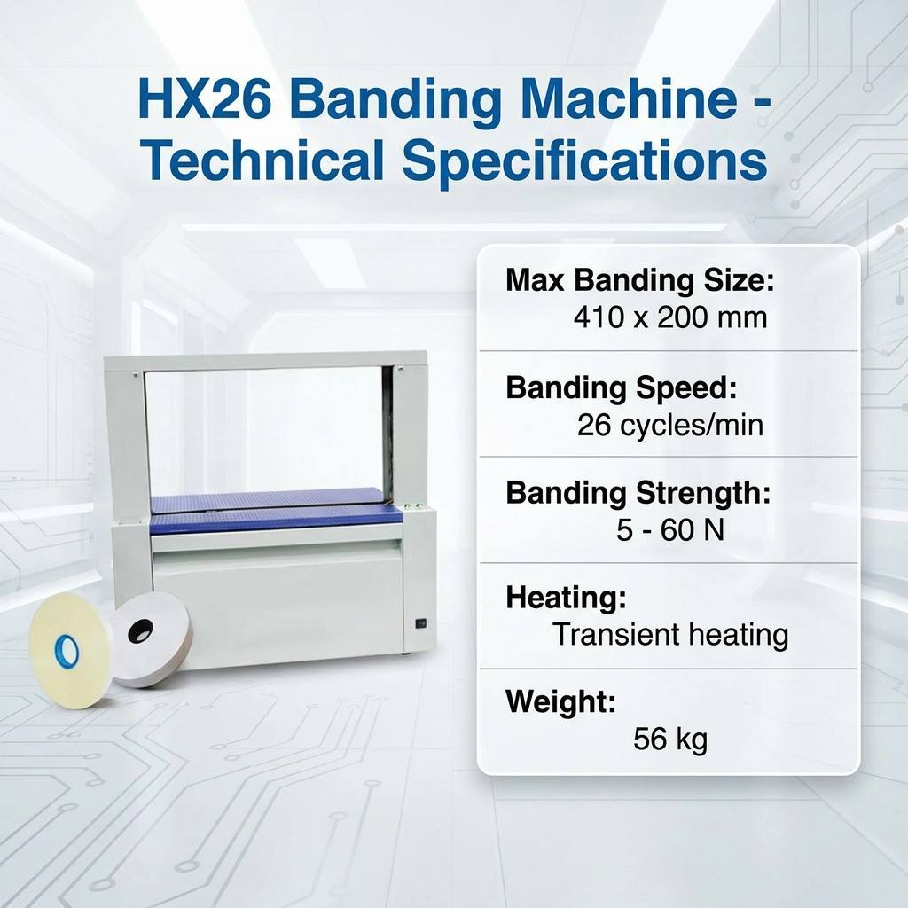HX26 Adjustable Tension Banding Device Protecting Goods from Edge Compression Damage