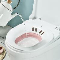 A banheira dobrável de Sitz, bacia ideal para hemorroidas embebe, cuidado após o parto, Yoni Steam Seat For Women, alivia Inflammat