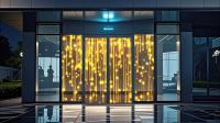 Película de pantalla transparente LED ultradelgada P20 Crystal Display en vidrio de ventana comercial