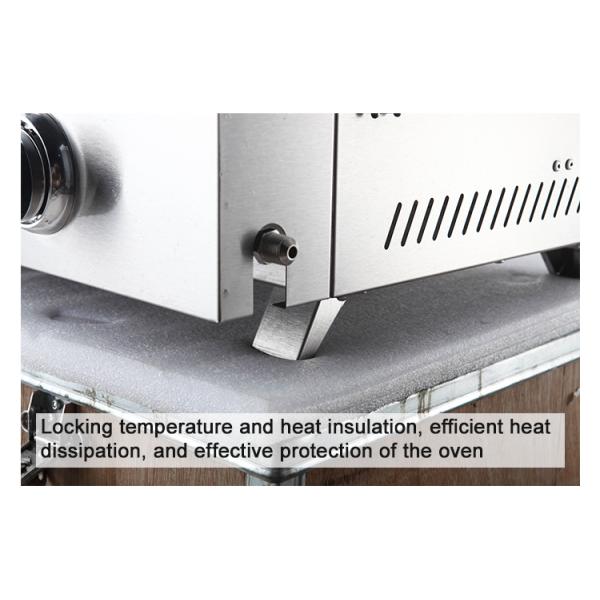 Кухонный конвейер, газовая плита с 6 горелками для пиццы, пекарни, дома, силиконовые перчатки, гриль и духовка