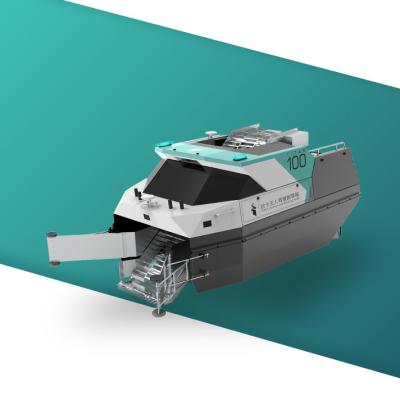 Fully Automatic TITAN100 Unmanned Watercraft For Inland River Cleaning