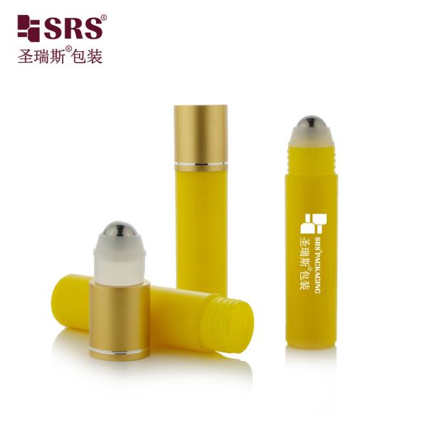 RPA(S) 30ml Cylinder Deodorant Roll On Bottles With Silver Metal Screw Cap
