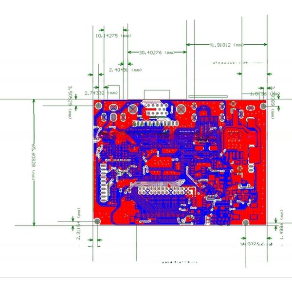 Открытый рамок сенсорный экран 10,1