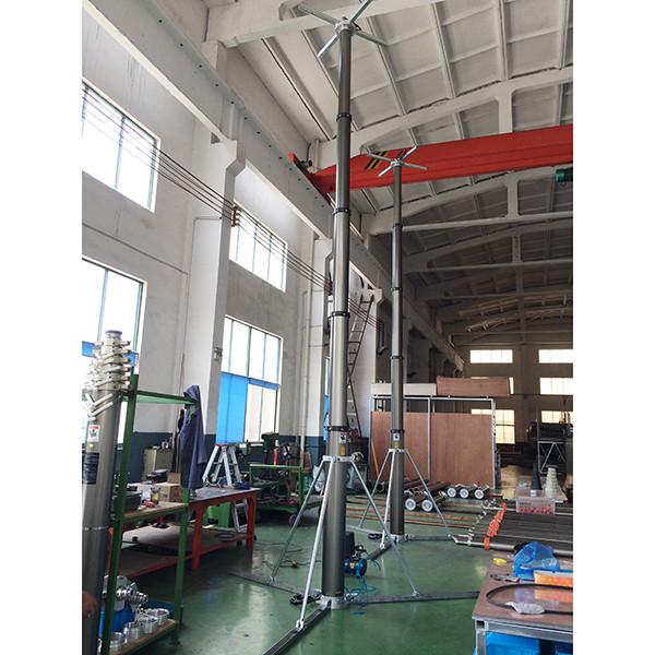 9m Heavy Duty High Pneumatic Telescopic Masts-Lighting Telescopic Mast-PHT-70105090
