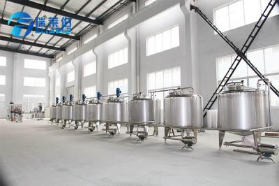 SUS 304 Silver Gray Beverage Mixing Machine For Juice Filling Capping
