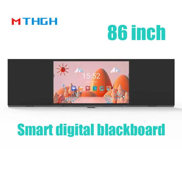 86 Inch Wall Mounted Smart Digital Blackboard with 4K Resolution for Classroom Teaching