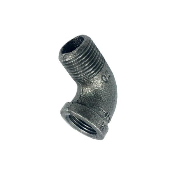 Malleable Iron Natural Gas Pipe Fittings Male NPT BSP Thread Street Elbow