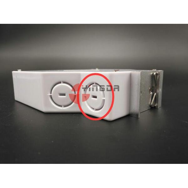 Коробка прекращения оптического волокна 12 портов СК, АБС коробки прекращения ДИН