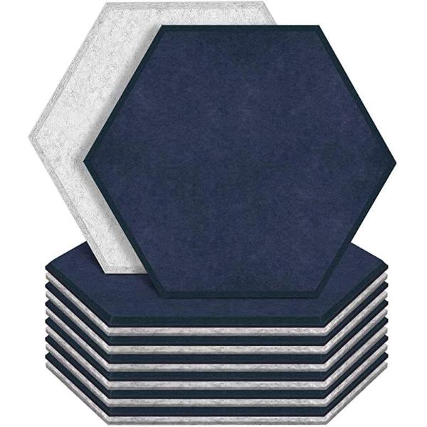 Доказательство панелей стены шестиугольника 9mm акустическое чувствуемое ядровое