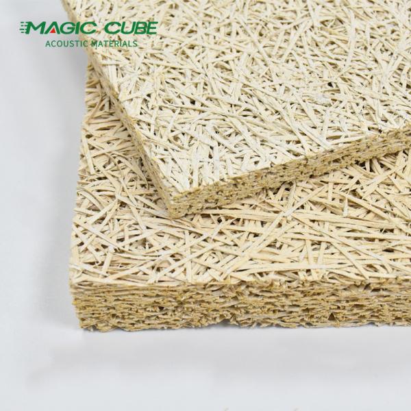 Top Selling Noise Cancelling  fireproof wood fiber cement panel hexagon wool wood panel For Ceilings