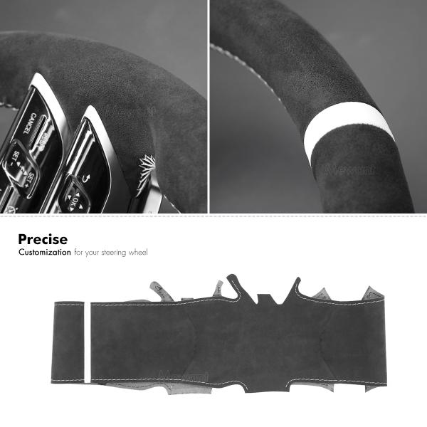 Mercedes Benz C-Class W177 E-Class W213 EQE V295 EQS V297 AMG-Line 2021-2023 Blue Suede 3-Spoke