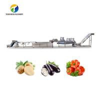Linha de processamento máquina das frutas e legumes 1500KG/H de classificação de limpeza