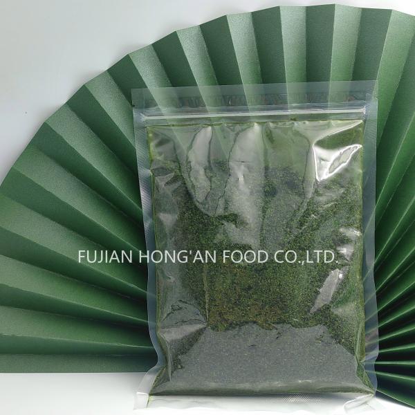 Crispy Aonori Seaweed Powder Flakes Green Laver Seaweed For Salads Soups