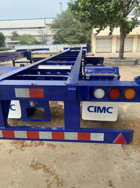 CIMC Promotional China 3 Axle Low Bed Cargo Transporter Flatbed Semi Trailer