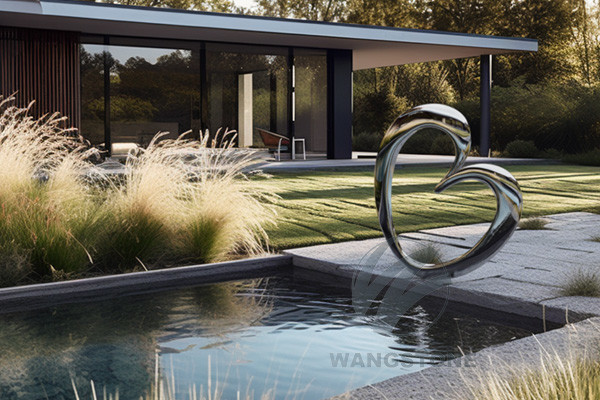 Гигантское зеркало Скульптура кактуса из нержавеющей стали для украшения общественных парков