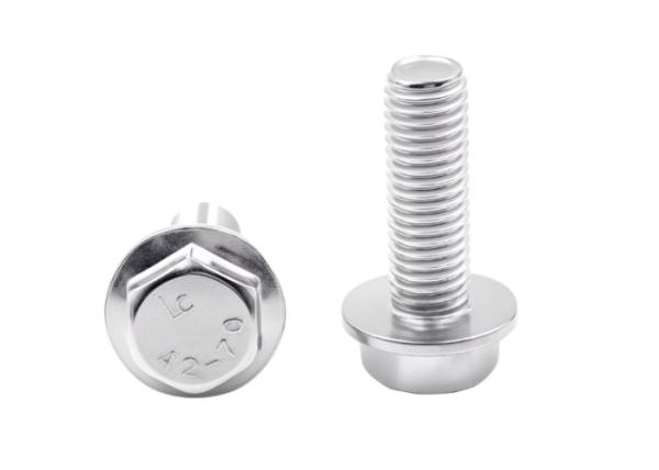 M14 SS304 SS316 A4-70 A4-80 METAL BOLT Hex Serrated Flange Bolt DIN6921