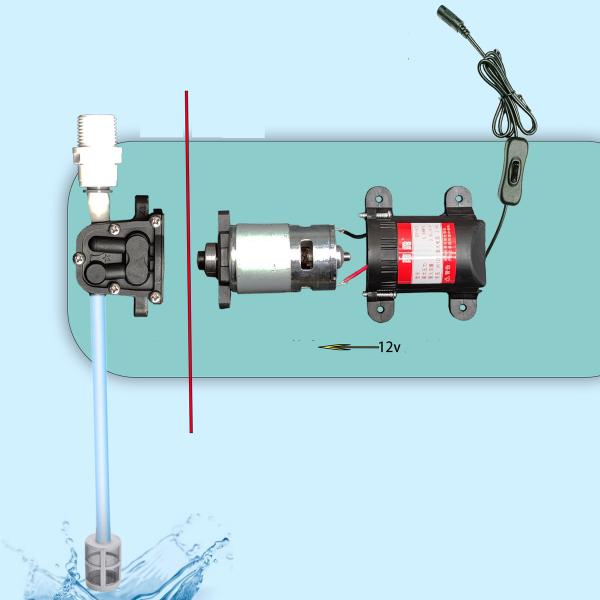 Outdoor Shower Kit 12V Car Handheld Camping Showers with Water Pump Washer handheld Faucet Kit
