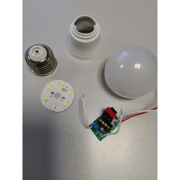 Skd Led Bulb A60 Housing Pc Cover 7W 9W 12W Led Chip Bulb Raw Materials Lumen 900LM 10%