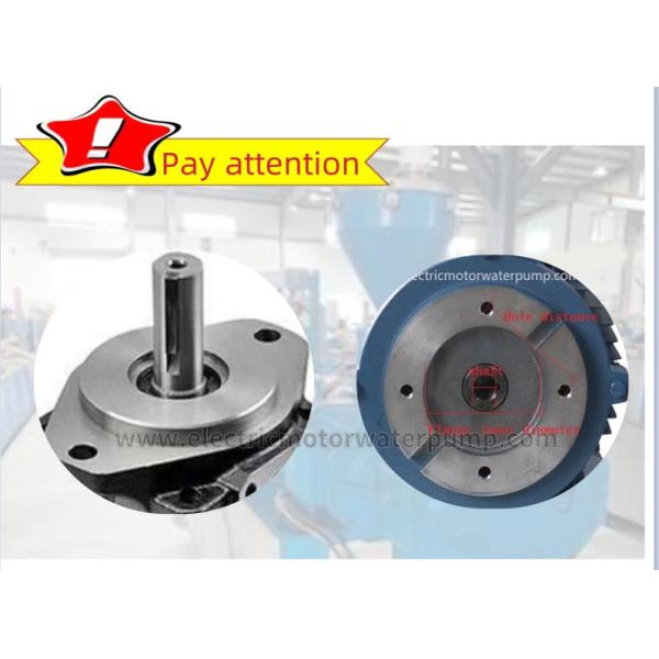 Énergie hydraulique de moteur en aluminium asynchrone creux d'axe pour les machines en plastique