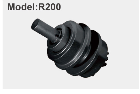 Hyundai R200 Excavator Upper Roller 20 Ton Lug Pattern Carrier Roller