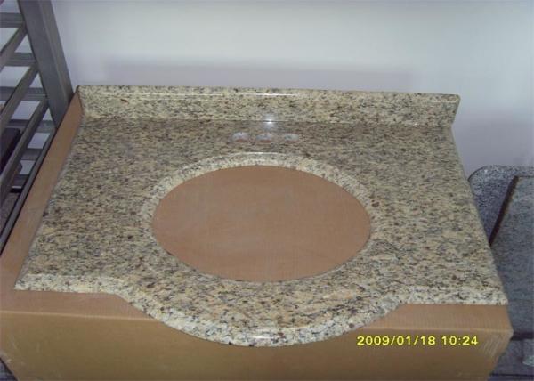 Natural Stone Granite Countertops , Giallo Santa Cecilia Custom Granite Countertops