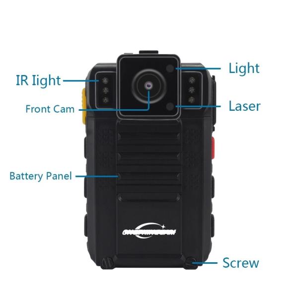 4G Android Police Should Wearing Video Body Pocket Camera Night Vision For Civilians