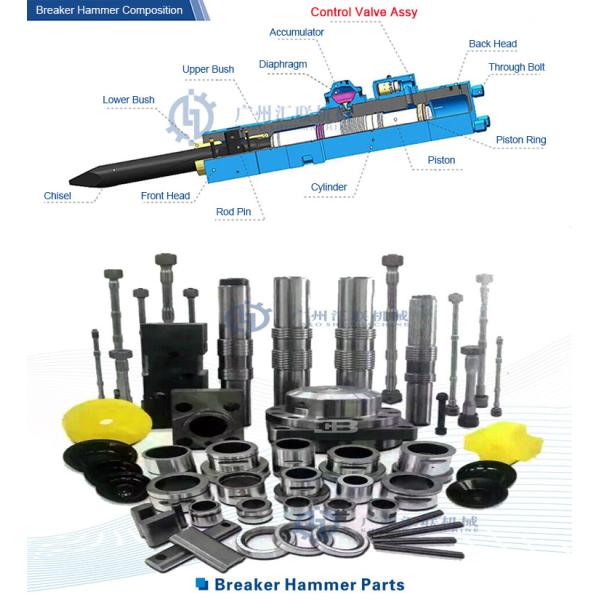 Гидравлический выключатель разделяет цилиндр бортовой штанги Б360 через болт для молотка утеса Даэмо