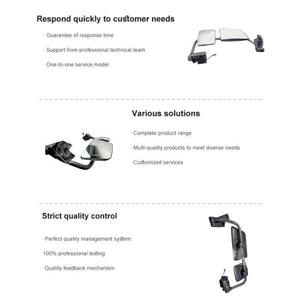 LEFT REAR VIEW MIRROR volvo fh mirror 84214241 FOR VOLVO TRUCK rear view mirror