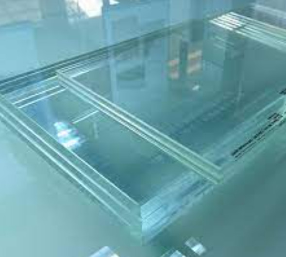 PVB Плоское закаленное ламинированное стекло с цветами зеленый/серый/бронзовый