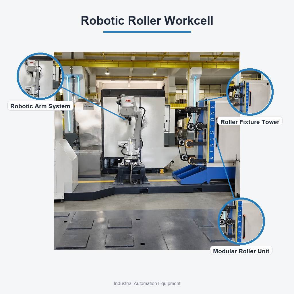 6 Axis Robotic Grinding And Polishing Machine For Aluminum Die Cast Motor Housings