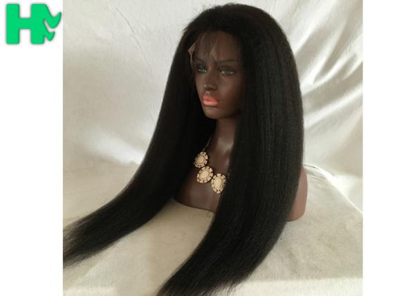 Texture Long Hair Wigs For Black Women , Heat Resistant Synthetic Lace Front Wigs