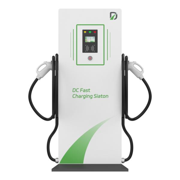 Dual Guns Electric Fast Charging Stations Level 3 Fast Charger Anti Corrosion
