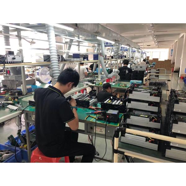 110V 48V 30A Lithium Battery Charger Smart Charging Aluminum