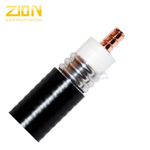 Гладкая медная трубка 1-5/8 с кольцевой гофрированной алюминиевой трубкой Гофрированный коаксиальный кабель 50 Ом с радиочастотой