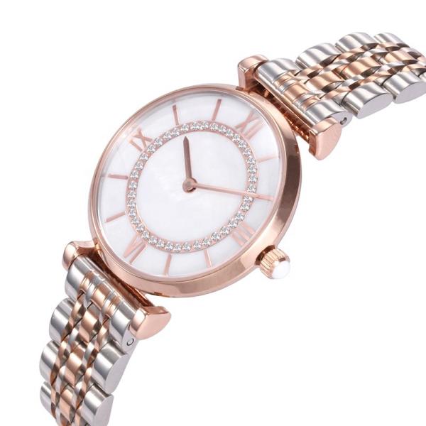 New 2019 Japan Movt Quartz Timepieces Stainless Steel Luxury Women Lady Watches Jewelry Wrist Watch