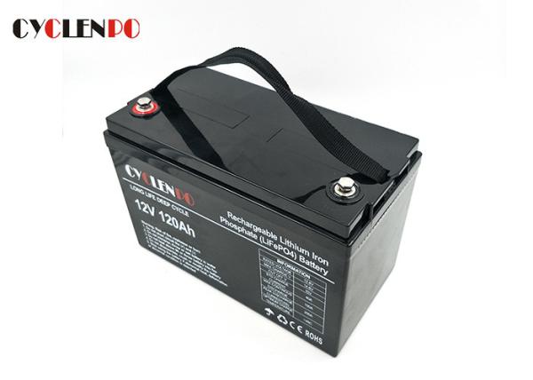 High Lifespan Solar Powered Rechargeable Batteries 120ah For Lead Acid Replacement
