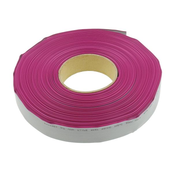 Плоская проволока серого цвета UL2651 привязывает 2.54mm 26AWG для связи соединителя IDC
