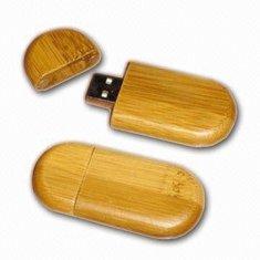 capacidad grande AT-101Q de memoria USB de madera