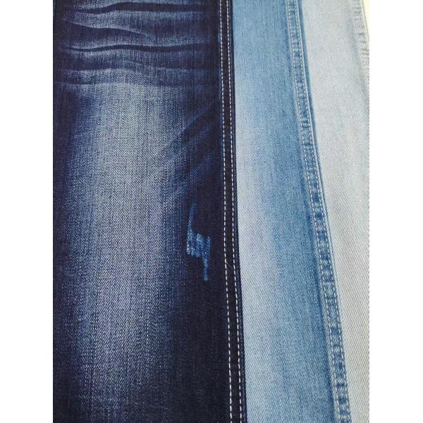 Siro Yarn Cross Slub Estiramiento débil 85%Tejido de algodón para jeans o chaqueta