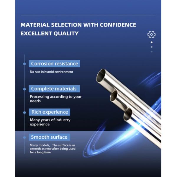 Горячая продажа Фабричная цена ASTM A554 316 Сварные трубы из нержавеющей стали