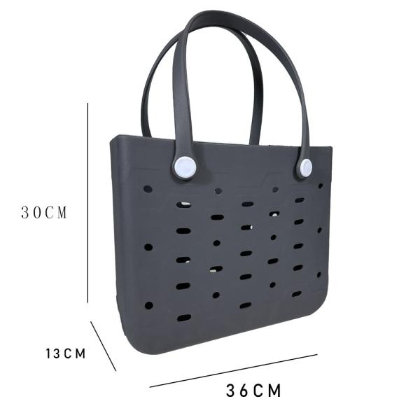 Practical Personalized Promotion Gifts Fashionable Silicone Rubber Beach Bag