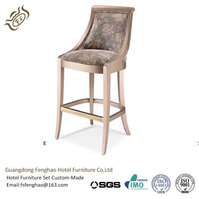 Contemporary Hotel Bar Stools Counter Wooden Swivel Bar Stools With Backs