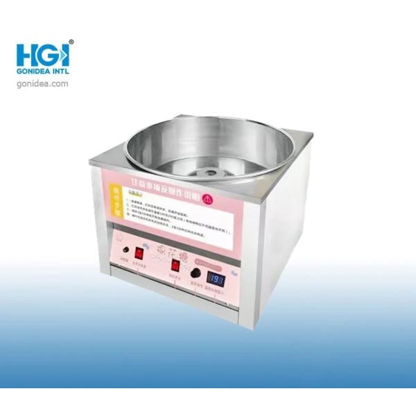 Электрическая большая портативная машинка нержавеющей стали машины конфеты хлопка смычков 1200W для детей