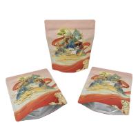 Pacotes de plástico para embalagens de fecho para alimentos Sacos à prova de cheiro com logotipo Sacos Mylar refeitáveis para especiarias