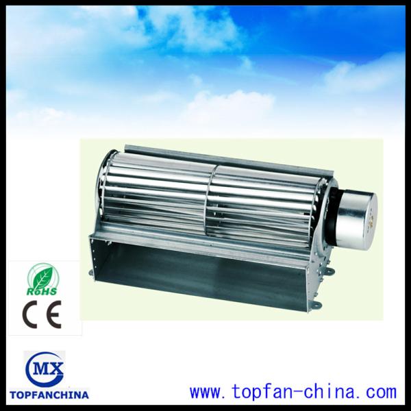 Elevator Tubular 12V / 24V DC Centrifugal Fan , 60x240mm Cross Flow Fans